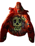 SKULLY GVNG- 1/1 PUFFY BOMBER JACKET(LARGE)- ON SALE!