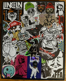 STICKER SLAP COLLAGE 1/1- SOLD