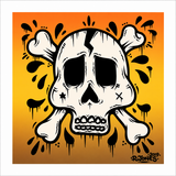 CROSS BONES (20x20)       LIMITED EDITION PRINT