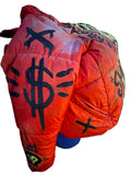 SKULLY GVNG- 1/1 PUFFY BOMBER JACKET(LARGE)- ON SALE!