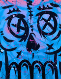 ABSTRACT SKULL PAINTING-SOLD!