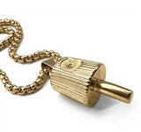 Spray Cap Pendant with Necklace - Gold