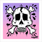 CROSS BONES (20x20)       LIMITED EDITION PRINT