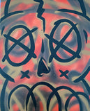 ABSTRACT SKULL PAINTING-SOLD!