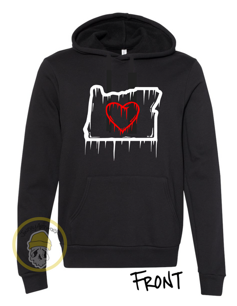 PNW LOVE DRIP HOODIE