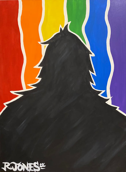 'PRIDE SQUATCH' ORIGINAL PAINTING-SOLD!