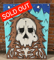 Skull Sasquatch (Glow in Dark)-SOLD!