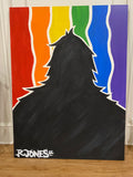 'PRIDE SQUATCH' ORIGINAL PAINTING-SOLD!