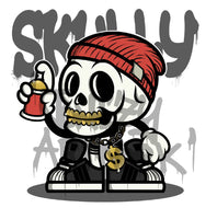 TAGGING SKULLY HOODIE